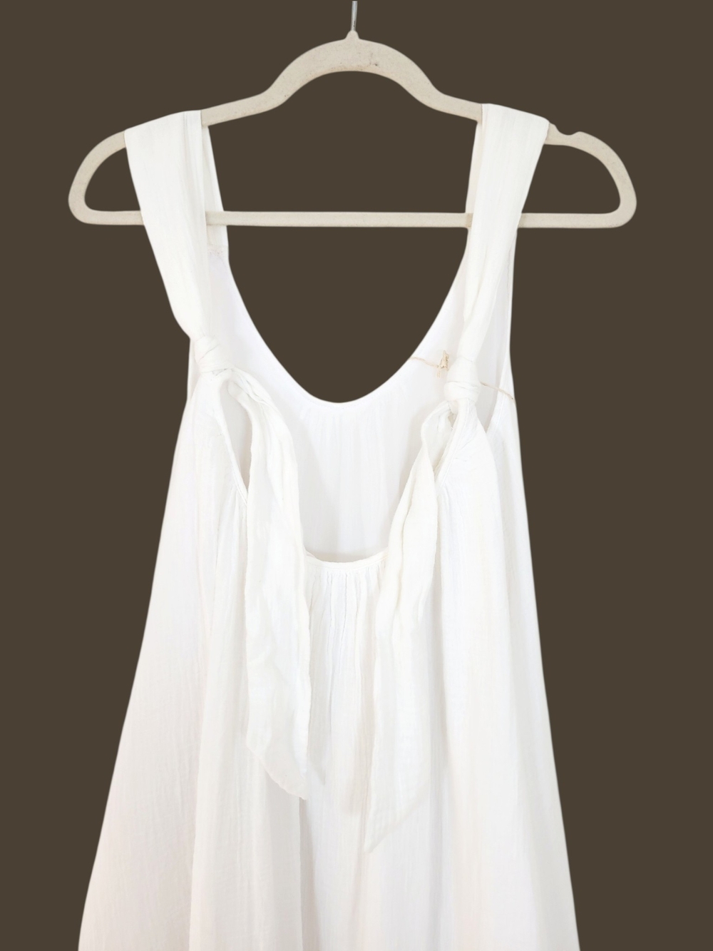 NWT FAHERTY Sintra Cove Dream Organic Cotton Gauze Dress Cover Up White - Picture 7 of 15